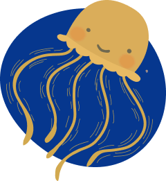 cartoon jellyfish